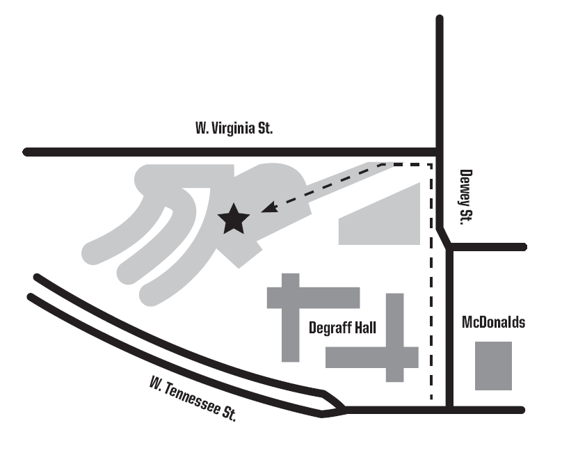 St. Thomas parking lot location